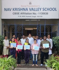 Udaan Certificate distribution program in nkvs cbse school