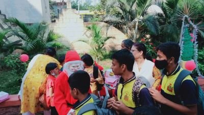 Christmas celebration at school