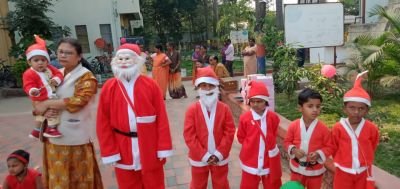 Christmas celebration at school