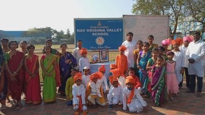 Marathi day celebration in NKVS CBSE  school