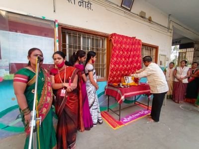 Marathi din celebrated in Nav krishna valley school