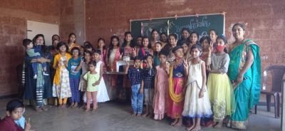 Women's day celebration at Nav krishna valley school Uttur