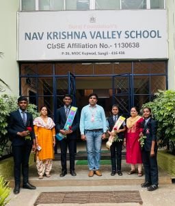 Announce the results of election head boy as captain Shubham Kolekar head girl captain Amruta yelmelli
Vice captain boy Shravan Hakke vice Captain Girl prajakta Patil