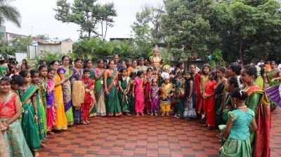 Ashadhi Ekadashi celebration at Nav Krishna valley school 