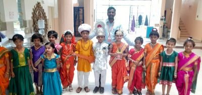 Ashadhi Ekadashi celebration at Nav Krishna valley school 