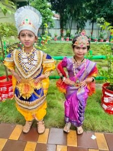 Ashadhi Ekadashi celebration at Nav Krishna valley school 