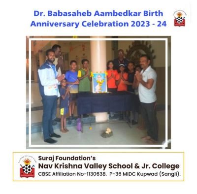 Dr. Babasaheb ambedkar jayanti celebration on school