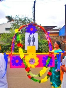 ashadi ekadashi 2023 celebration in NKVS EM school