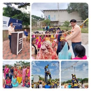 Dahi handi Celebration Nav krishna  valley school cbse