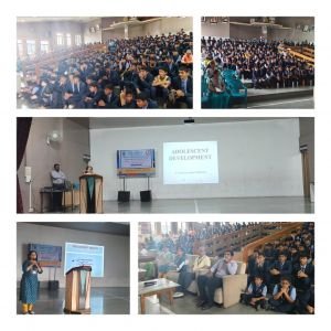 Tuesday 7th January 2024 Nav Krishna Valley School in association with Bharati Vidyapeeth Medical College and Hospital Sangli arranged Adolescent Awareness Program for Parents and Students of classes Vth to Xth