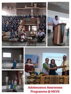 Tuesday 7th January 2024 Nav Krishna Valley School in association with Bharati Vidyapeeth Medical College and Hospital Sangli arranged Adolescent Awareness Program for Parents and Students of classes Vth to Xth