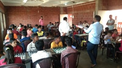 Chess Competition at NKVS,Uttur