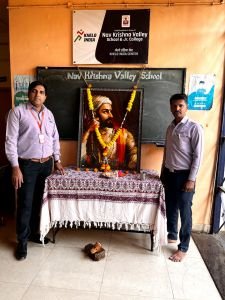 Nav Krishna Valley school celebrated the Shiv Jayanti 