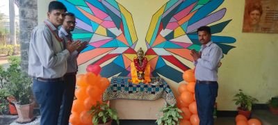 Nav Krishna Valley school celebrated the Shiv Jayanti 