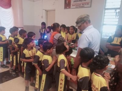 Nav krishna valley school celebrated National Science day