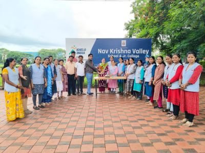 Nav Krishna Valley School CBSE Principal Ma'am birthday celebration 