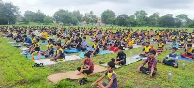 Nav Krishna  Valley School Celebrated Yoga day 