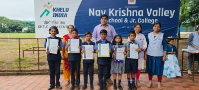 Nav Krishna Valley school Conducted handwriting Competitions in school 