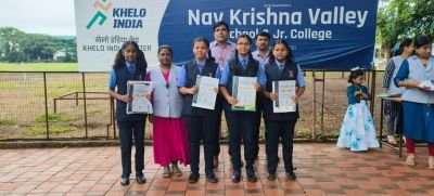 Nav Krishna Valley school Conducted handwriting Competitions in school 