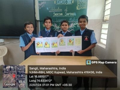 Nav Krishna Valley school cbse conducted the TLM Activity pics updated in web sides 