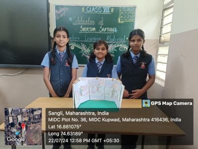 Nav Krishna Valley school cbse conducted the TLM Activity pics updated in web sides 