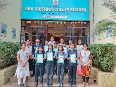 Elocution competition ????️????️
         Nav Krishna Valley School  conducted Elocution Competition regarding the subject Lokmanya Tilak as curricular Activity on Monday 5th  August 2024.

   ????????✨ Rankres ✨????????

Grade Vth & VIth 
    ???? Vihan Mahaveer Patil
    ????Anshita  Annaso Khot

Grade VIIth & VIIIth 
    ????Over Preetam Audhankar 
    ???? Aayushi Aanand Lokapue
    
Grade IXth & XIth
    ???? Vihang Saishwar katole
    ???? Nidha Ikhlaq Munawar 

???????? Heartiest congratulations to all Winners ????????