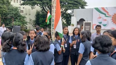 Independence Day Celebration in Nav krishna valley school cbse