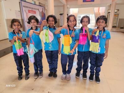 Report on Lantern Making Activity

On 19th October 2024, a Lantern Making Activity was conducted at Nav Krishna Valley School for students of classes 1st to 10th during the last periods of the day.
 
The activity aimed to encourage students to showcase their creativity and prepare for the upcoming festive season.

Students came prepared with a variety of decorative materials, including coloured papers, glitter, and lights, which they skillfully used to create beautiful and vibrant lanterns. The event was met with enthusiasm, with students from all classes actively participating and demonstrating their creative talents.

The school corridors were filled with excitement as students displayed their finished lanterns, which were not only a reflection of their artistic skills but also their ability to work collaboratively and innovate.

The activity was a delightful success, allowing students to explore their creativity while fostering a sense of teamwork and joy as they celebrated the festive spirit together.

NKVSEM