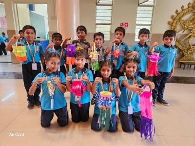 Report on Lantern Making Activity

On 19th October 2024, a Lantern Making Activity was conducted at Nav Krishna Valley School for students of classes 1st to 10th during the last periods of the day.
 
The activity aimed to encourage students to showcase their creativity and prepare for the upcoming festive season.

Students came prepared with a variety of decorative materials, including coloured papers, glitter, and lights, which they skillfully used to create beautiful and vibrant lanterns. The event was met with enthusiasm, with students from all classes actively participating and demonstrating their creative talents.

The school corridors were filled with excitement as students displayed their finished lanterns, which were not only a reflection of their artistic skills but also their ability to work collaboratively and innovate.

The activity was a delightful success, allowing students to explore their creativity while fostering a sense of teamwork and joy as they celebrated the festive spirit together.

NKVSEM