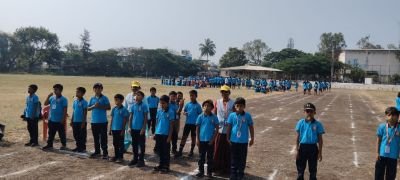 Annual Sports Meet Organized by Nav Krishna Valley School (English Medium)

Kupwad Representative - Under the auspices of the Suraj Foundation Group of Nav Krishna Valley School and Junior College, the Annual Sports Meet is being organized from the 7th to the 10th of November, 2024. The event was inaugurated by Mr. Paras Patil, Assistant Sports Officer from the Sangli District Sports Office and recipient of the Shiv Chhatrapati Award.
