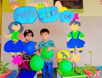 Nkvs cbse Abhyaas Children's day celebration